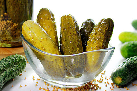 Polish pickled cucumbers